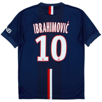2014-15 Paris Saint-Germain Maillot Domicile Ibrahimovic #11 - 6/10 - (M)