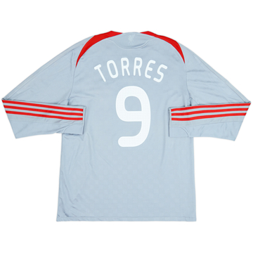 2008-09 Liverpool Maillot Extérieur Manches Longues Torres #9 - 8/10 - (XL)