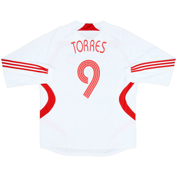 2007-08 Liverpool Maillot Extérieur Manches longues Torres #9 - 8/10 - (XXL)