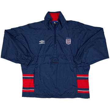 2000-02 England Umbro Haut d'entraînement 1/4 zip - 8/10 - (M)