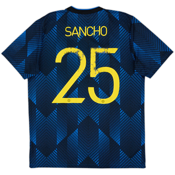 2021-22 Manchester United Maillot third Sancho #25 - 5/10 - (L)