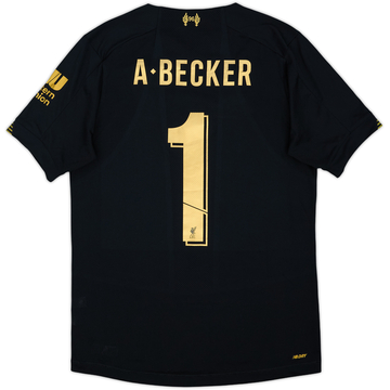 2019-20 Liverpool Maillot Gardien MC Becker #1 - 8/10 - (S)