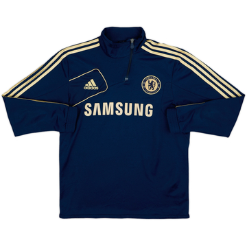 2012-13 Chelsea adidas Haut d'entraînement 1/4 zip - 8/10 - (M/L)