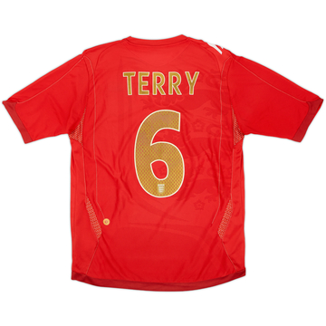 2006-08 England Maillot extérieur Terry #6 - 6/10 - (M)