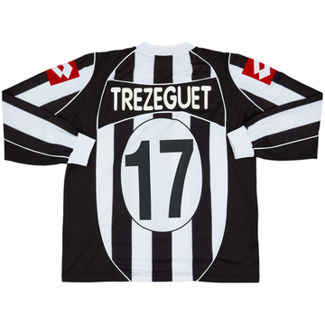 2002-03 Juventus Maillot Domicile Européen Manches Longues Trezeguet #17 - 7/10 - (XL)