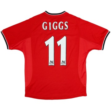 2000-02 Manchester United Maillot domicile Giggs #11 - 5/10 - (L.Boys)