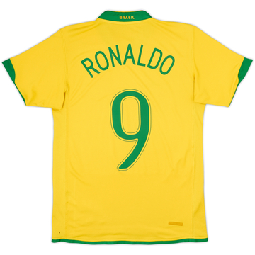 2006-08 Brazil Maillot domicile Ronaldo #9 - 6/10 - (XL.Boys)