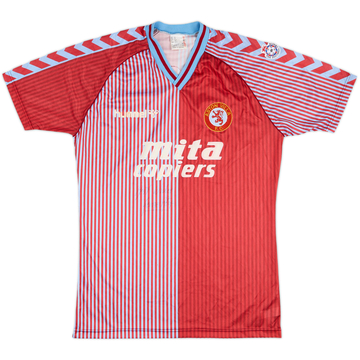 1988-89 Aston Villa Maillot Domicile Signé Préparé pour le Match #16