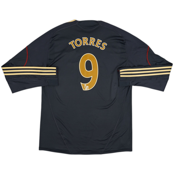 2009-10 Liverpool Maillot Extérieur Manches Longues Torres #9 - 7/10 - (L)