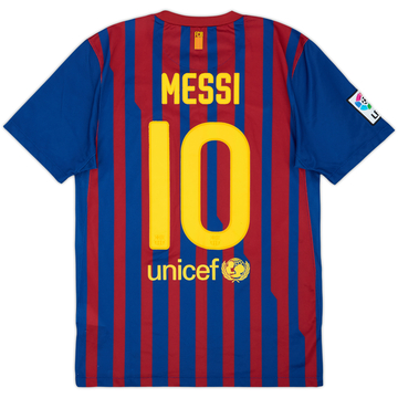 2011-12 Barcelona Maillot Domicile Messi #10 - 8/10 - (S)