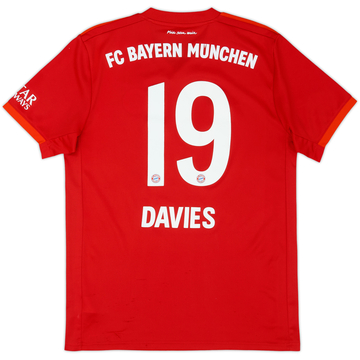 2019-20 Bayern Munich Maillot Domicile Davies #19 - 8/10 - (M)