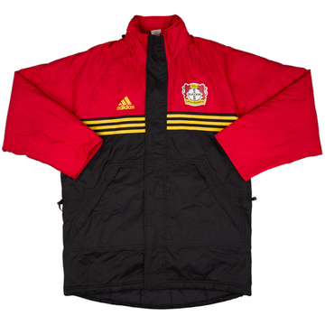 1998-99 Bayer Leverkusen adidas Manteau de banc matelassé - 6/10 - (M)