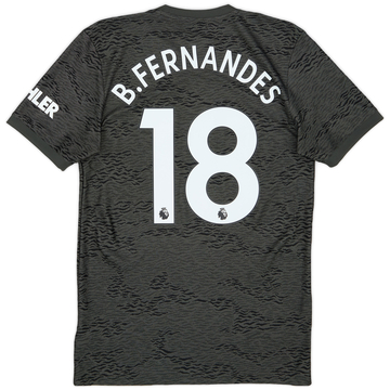 2020-21 Manchester United Maillot extérieur B.Fernandes #18 - 10/10 - (S)