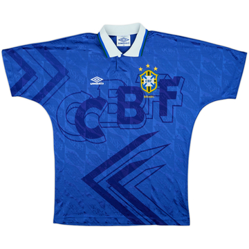 1991-93 Brazil Maillot extérieur - 8/10 - (L)
