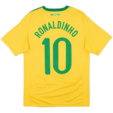 2010-11 Brazil Maillot domicile Ronaldinho #10 - 5/10 - (S)