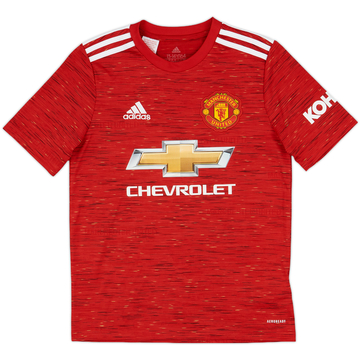2020-21 Manchester United Maillot domicile - 9/10 - (L.Boys)