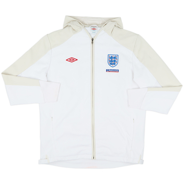 2010-12 England Umbro Veste de survêtement à capuche - 8/10 - (XL)