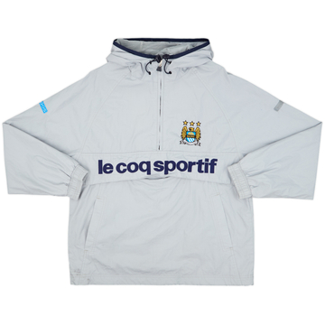 1999-00 Manchester City Le Coq Sportif Veste de pluie à capuche 1/4 Zip - 8/10 - (S)