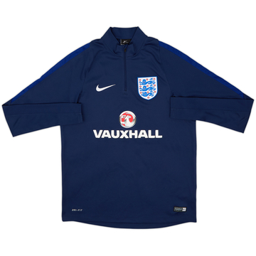 2016-17 England Nike Sweat 1/4 Zip - 8/10 - (M)