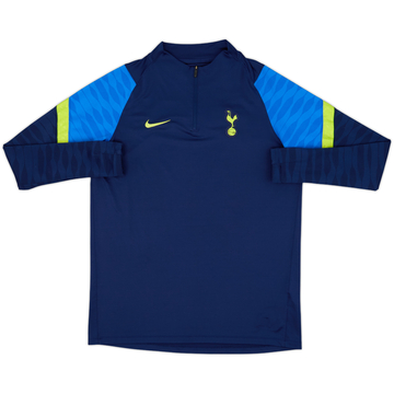 2021-22 Tottenham Nike Haut d'entraînement 1/4 zip - 8/10 - (L)
