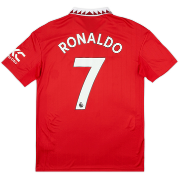 2022-23 Manchester United Maillot Domicile Ronaldo #7 - 7/10 - (XL.Boys)