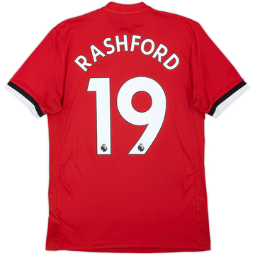 2017-18 Manchester United Maillot Domicile Rashford #19 - 6/10 - (S)