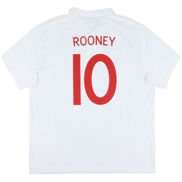 2009-10 England Maillot domicile Rooney #10 - 6/10 - (3XL)