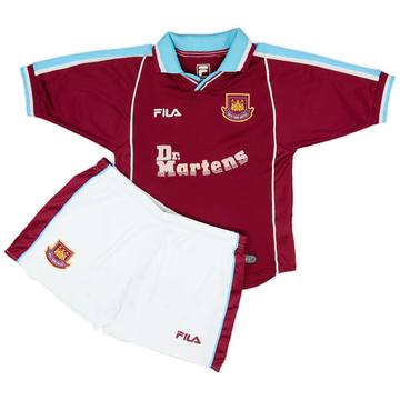 1999-01 West Ham Maillot et short domicile - 8/10 - (M.Boys)