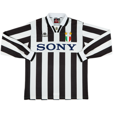1995-97 Juventus Maillot Domicile Manches Longues - 6/10 - (M)
