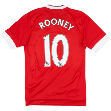 2015-16 Manchester United Maillot domicile Rooney #10 - 7/10 - (XS)