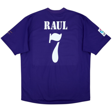 2001 Real Madrid Troisième maillot Raul #7 - 7/10 - (L)