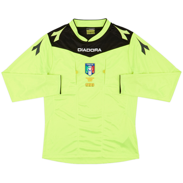 2014-15 Italy Diadora Maillot arbitre manches longues - 9/10 - (S)