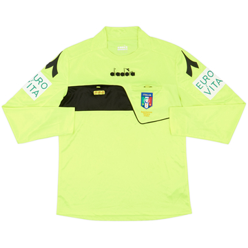 2017-18 Italy Diadora Maillot Arbitre L/S - 9/10 - (M)