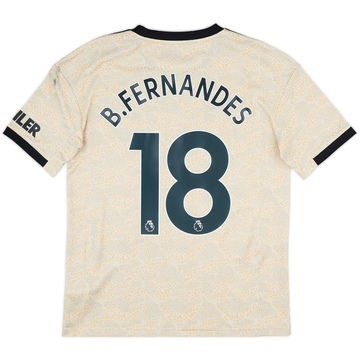 2019-20 Manchester United Maillot extérieur B.Fernandes #18 - 10/10 - (XL.Boys)