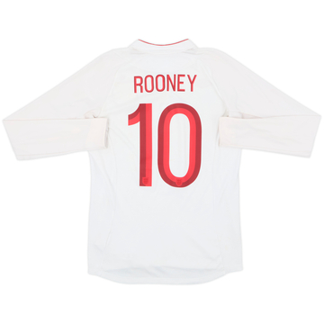 2012-13 England Maillot Domicile Manches longues Rooney #10 - 6/10 - (S)