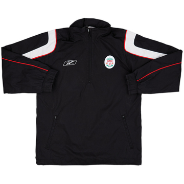 2003-05 Liverpool Reebok Veste de pluie à capuche 1/4 zip - 8/10 - (XS)