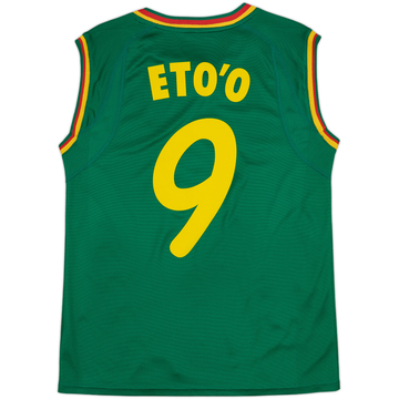 2002 Cameroon Maillot domicile Eto'o #9 - 6/10 - (M)