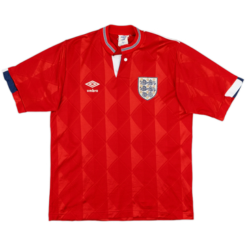 1988-89 England Maillot extérieur - 8/10 - (S)