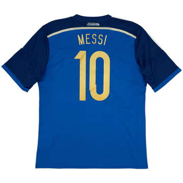 2013-15 Argentina Maillot extérieur Messi #10 - 7/10 - (XL)