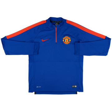Sweat-shirt 1/4 Zip Nike Manchester United 2014-15 - 8/10 - (M)