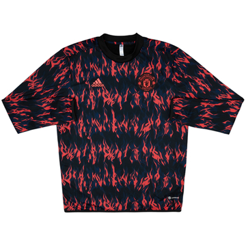 2021-22 Manchester United adidas Sweat-shirt - 10/10 - (L)