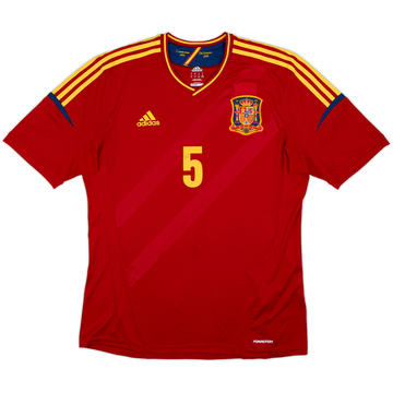 2011-12 Spain Maillot domicile #5 - 9/10 - (XL)