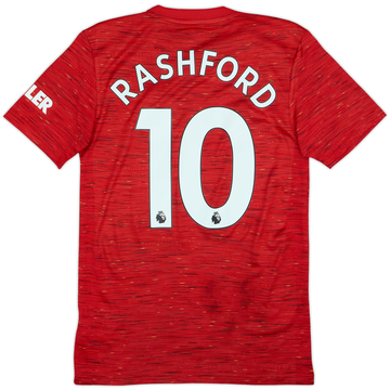 2020-21 Manchester United Maillot Domicile Rashford #10 - 7/10 - (XS)
