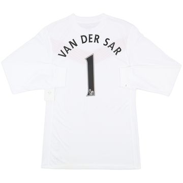 2009-10 Manchester United Maillot GK Version Joueur Van Der Sar #1 (L)