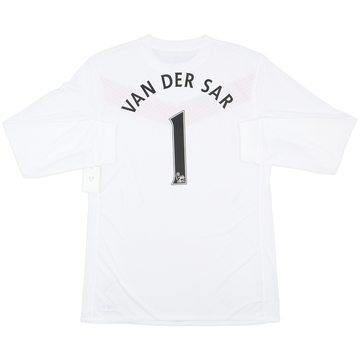 2009-10 Manchester United Maillot GK Version Joueur Van Der Sar #1 (XXL)