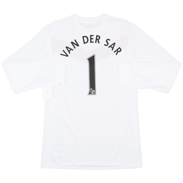 2009-10 Manchester United Maillot GK Version Joueur Van Der Sar #1 (XL)