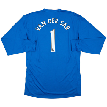 2008-09 Manchester United Maillot GK Version Joueur Van Der Sar #1 (XXL)