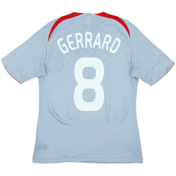 2008-09 Liverpool Maillot Extérieur Gerrard #8 - 5/10 - (S)
