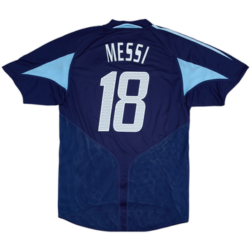 2004-05 Argentina Maillot extérieur Messi #18 - 8/10 - (XL)