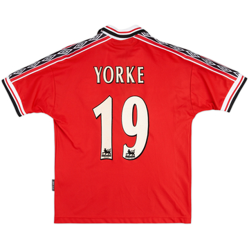 1998-00 Manchester United Maillot domicile Yorke #19 - 6/10 - (15-16 ans)